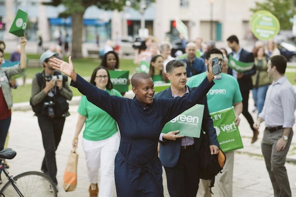 photo - Annamie Paul is running to succeed Elizabeth May as leader of the Green Party of Canada