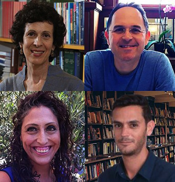 photo - Clockwise from top left: Prof. Daphna Lewinsohn-Zamir, Prof. Guy Davidov, Ohad Amar and Vardit Dameri Madar of Hebrew University’s Clinical Legal Education Centre