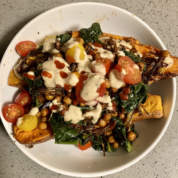 photo - These loaded sweet potatoes were satisfyingly filling