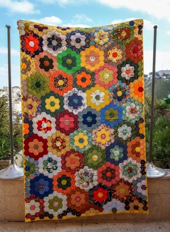 photo - A handcrafted quilt by Shlomit Etzion