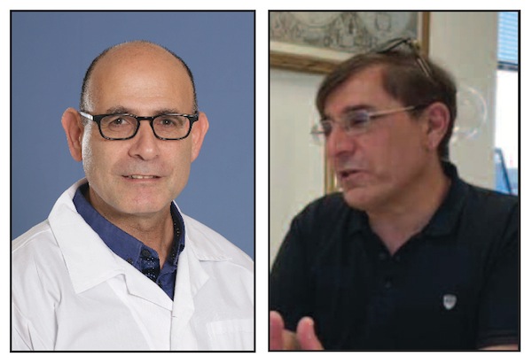 photos - Prof. Ori Efrati, left, and Dr. Michael Cohen