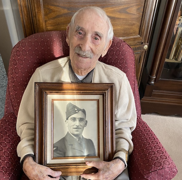 photo - At 109, Richmond resident Reuben (Rube) Sinclair might be Canada’s oldest Second World War veteran