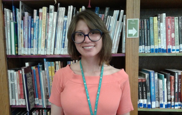 photo - Aviva Rotstein, full-time coordinator of the Isaac Waldman Jewish Public Library, is only the fourth person to head the facility