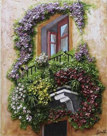 image - “French Cottages” is artist Yvette Gagnon’s most recent series