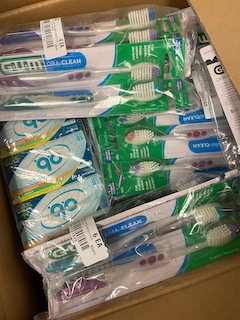 photo - A donation of hygiene products