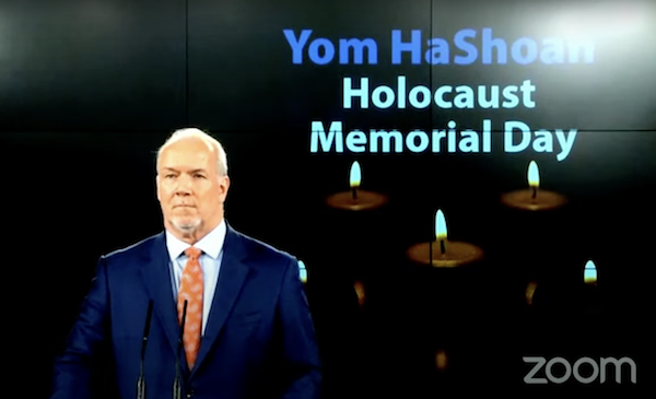 B.C. observes Yom Hashoah