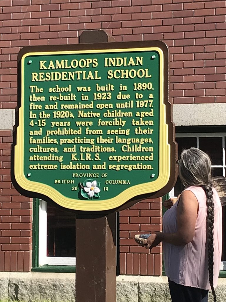 photo - The bodies of 215 children were recently discovered buried adjacent to a former residential school in Kamloops, B.C.