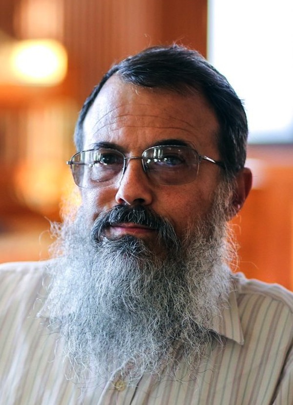 photo - Rabbi Hanan Schlesinger, above, and Noor A’wad of Roots Palestinian-Israeli Network were the featured speakers at Vancouver School of Theology’s Two Truths in One Heart; Two Peoples in One Land event May 27