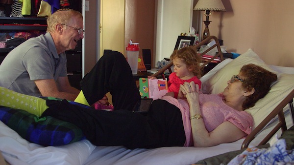 image - still from Rick Tash is the primary caregiver of his wife, Bambi Fass, who is dying of cancer
