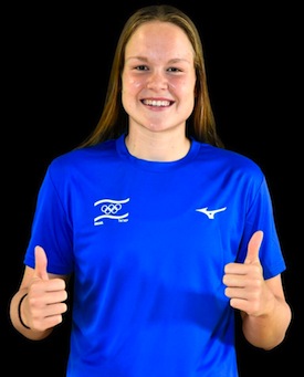 photo - Swimmer Anastasia Gorbenko (photo from Israel Oly