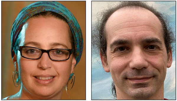 photos - Dr. Odeya Cohen and Dr. Rami Puzis