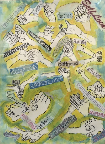 image - A collage by artist Holly Steele