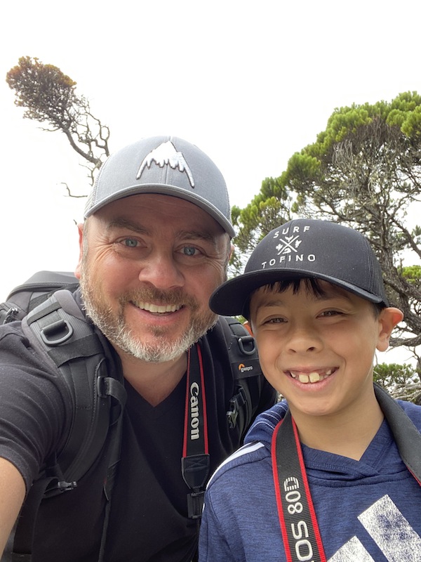 photo - Micah Groberman with his son, Evan