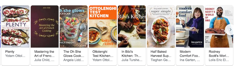 image - If the thought of cooking one more boring meal is just too daunting, Google your heart out – there are gazillions of cookbooks out there. (Google search results)