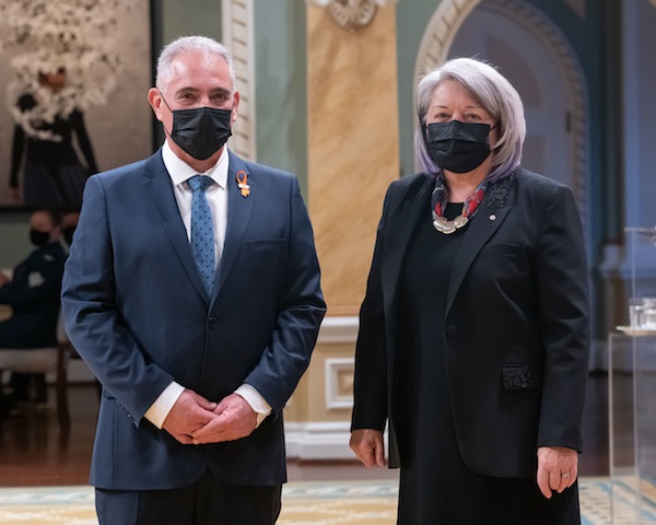 photo - Governor General of Canada Mary Simon welcomed Ronen Hoffman as Israel’s new ambassador to Canada during a formal presentation ceremony at Rideau Hall in Ottawa, Dec. 7, 2021