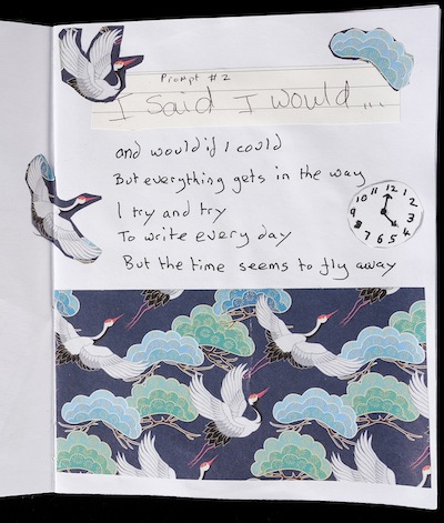 photo - A page of Judy Stern’s sketchbook expresses a lamentation familiar to any writer
