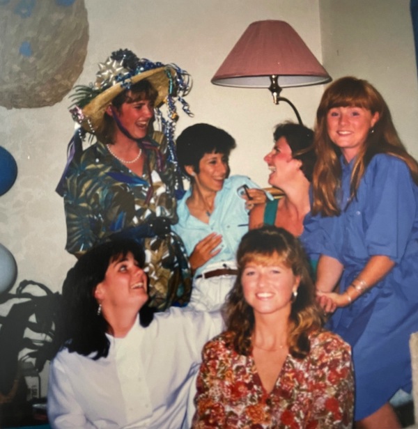 photo - Six members of the 35th Street Gang, with the author second from the left in the back row