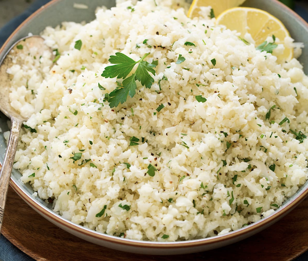 photo - Cauliflower rice, ready to serve