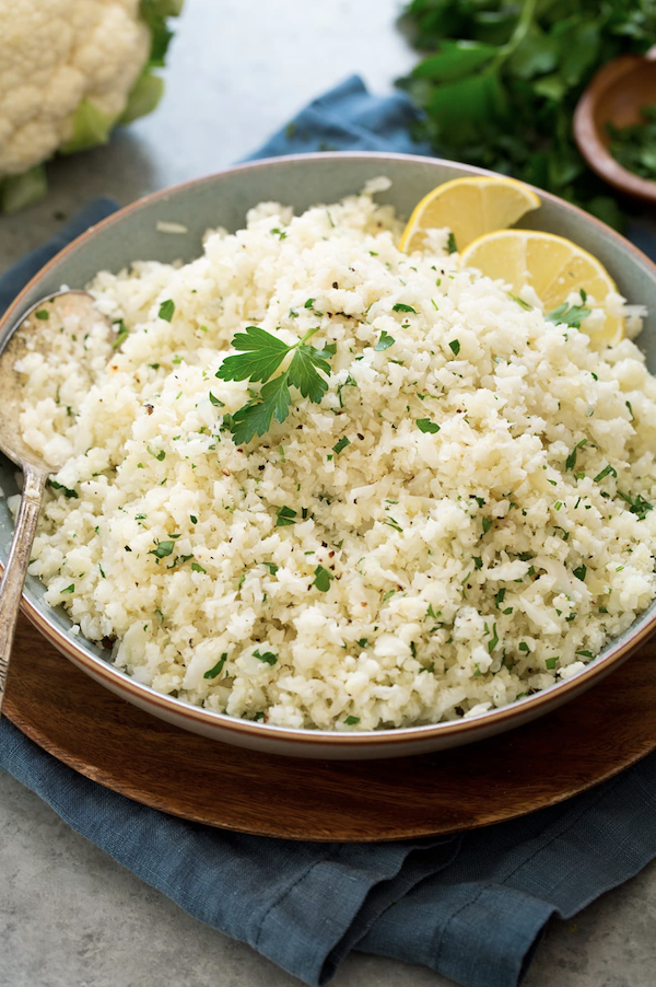 photo - Cauliflower rice, ready to serve