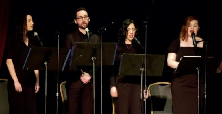 screenshot - Left to right: Mia Givon, Lorenzo Tesler-Mabe, Kat Palmer and Erin Aberle-Palm