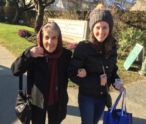 photo - The author with her grandmother