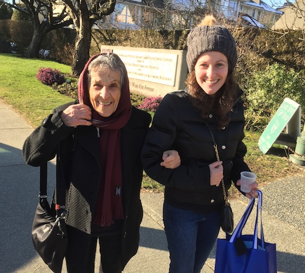 photo - The author with her grandmother
