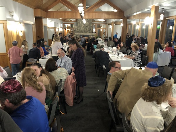 photo - Some 120 people attended the OJC’s Passover seder this year