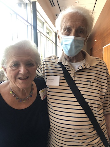 photo - Lola Pawer and William Switzer at the local Switzer family reunion, which took place at Congregation Beth Israel