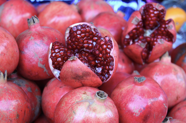 photo - The pomegranate is eaten to remind us that G-d should multiply our credit of good deeds, like the seeds of the fruit