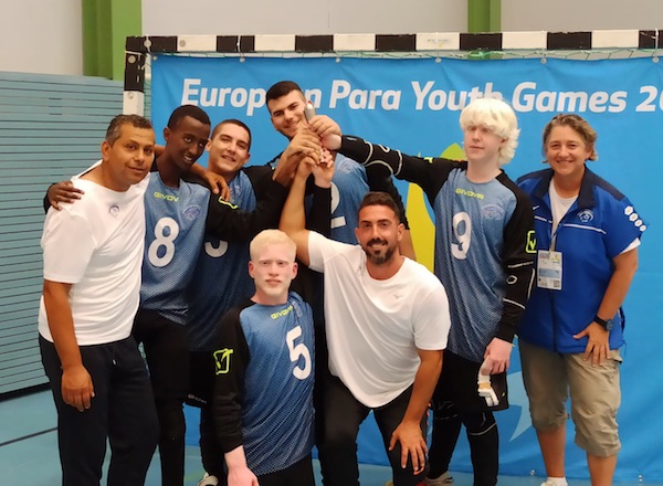 photo - This past summer, Israel’s male youth goalball team won the European ParaYouth Games