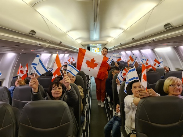 photo - The International Fellowship of Christians and Jews chartered planes and facilitated the aliyah of thousands of Jews this year