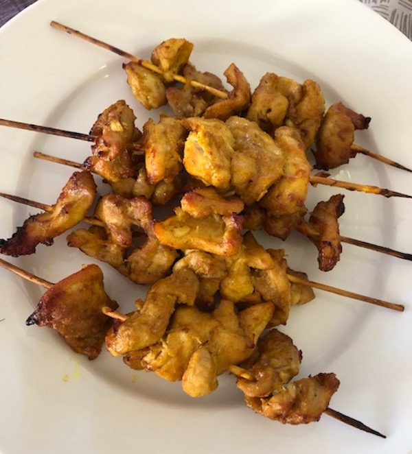 photo - Mouthwatering air fryer chicken satay with peanut sauce
