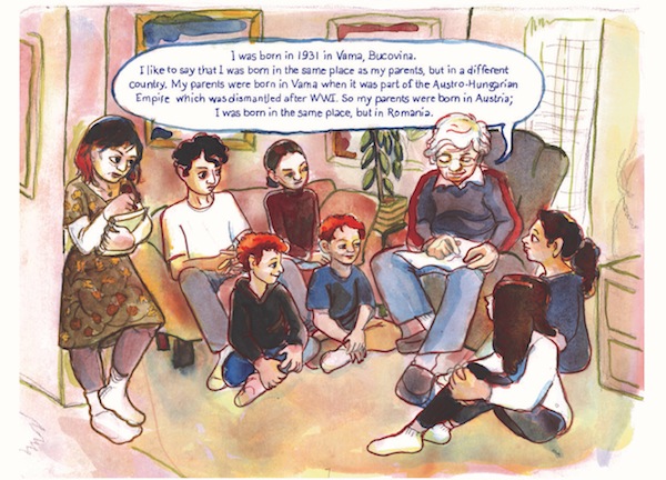 image - A panel from “A Kind of Resistance,” a graphic narrative by Miriam Libicki from interviews with David Schaffer