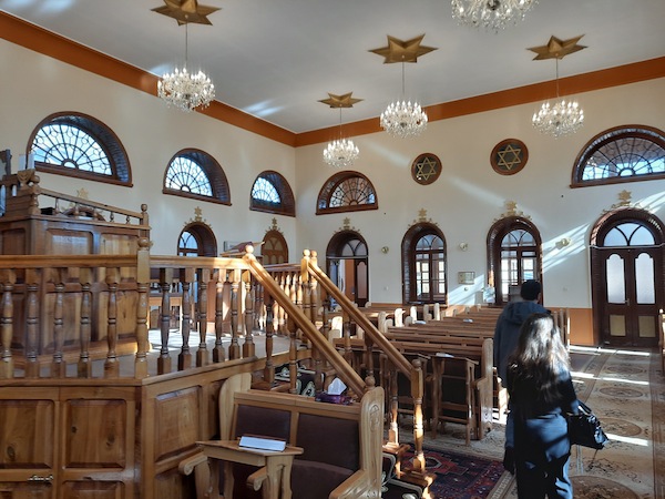 photo - Interior of the Six Dome Synagogue, which was restored to use by the Jewish community in 2005