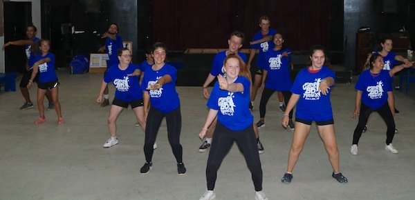 photo - kids dancing at Camp BB Riback 
