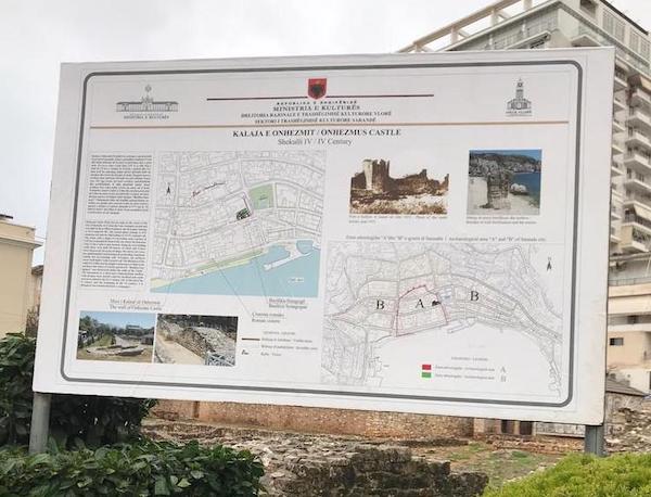 photo - The signage at the site of 1,700-year-old synagogue ruins in Albania was recently replace after a Canadian tourist informed the municipal government of the old signs’ illegibility