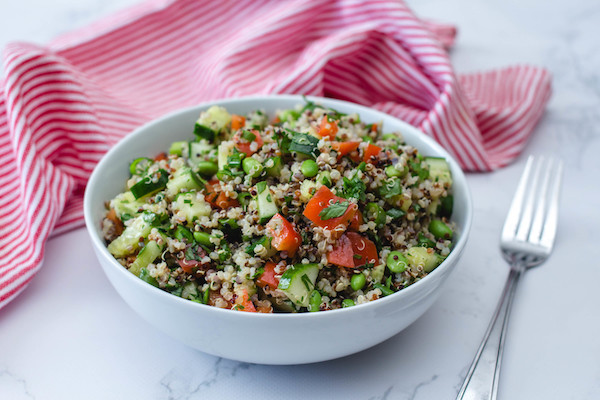 photo - You can really put anything in a quinoa salad, depending on your taste