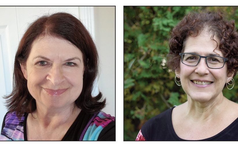 photos - This fall, Susan Inhaber, left, will take over the presidency of Na’amat Canada from Dr. Sandi Seigel