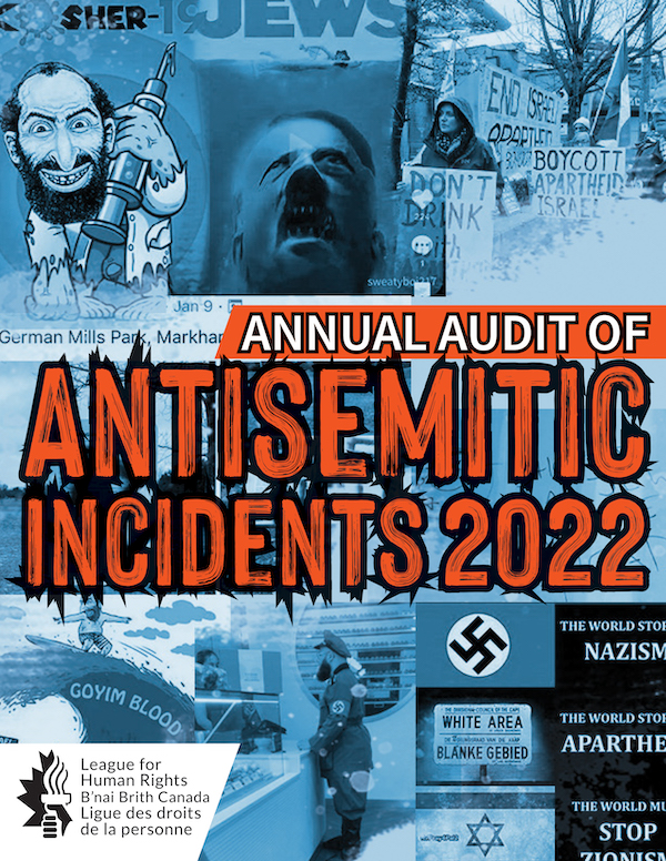 image - Annual Audit of Antisemitic Incidents 2022 cover