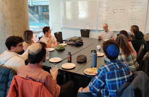 photo - One of the many weekly Lunch & Learn sessions that take place at the UBC campus