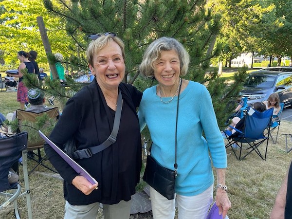 photo - Estelle Bleet, left, and Ann Kramer