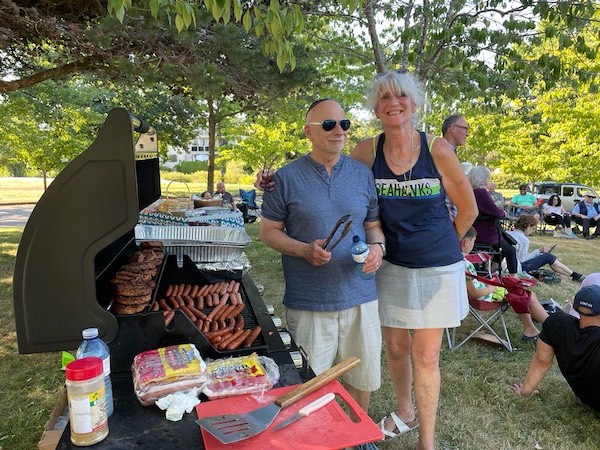 photo -  Jeff Rothberg and Stacey Kettleman of Star Catering