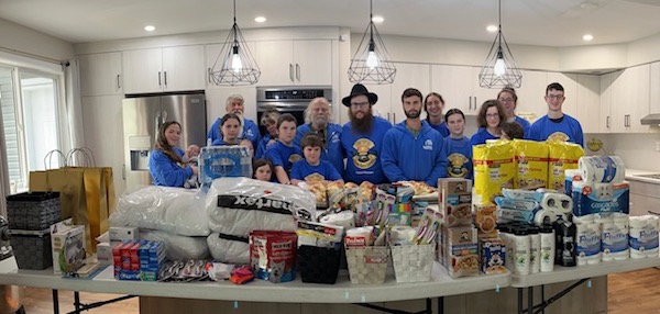 photo - Okanagan Chabad House helped in many ways, including collecting food and supplies