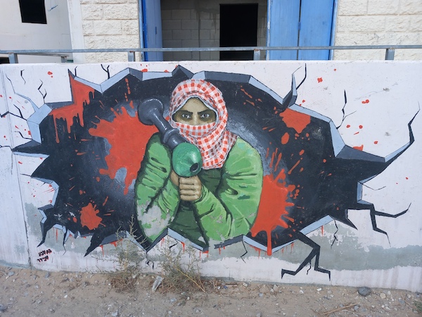 photo - Murals and graffiti are scattered across Tze’elim