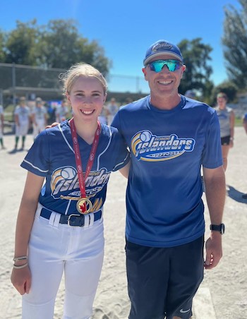 photo - Nava and Mark David with their Western Canadian Championships gold medals