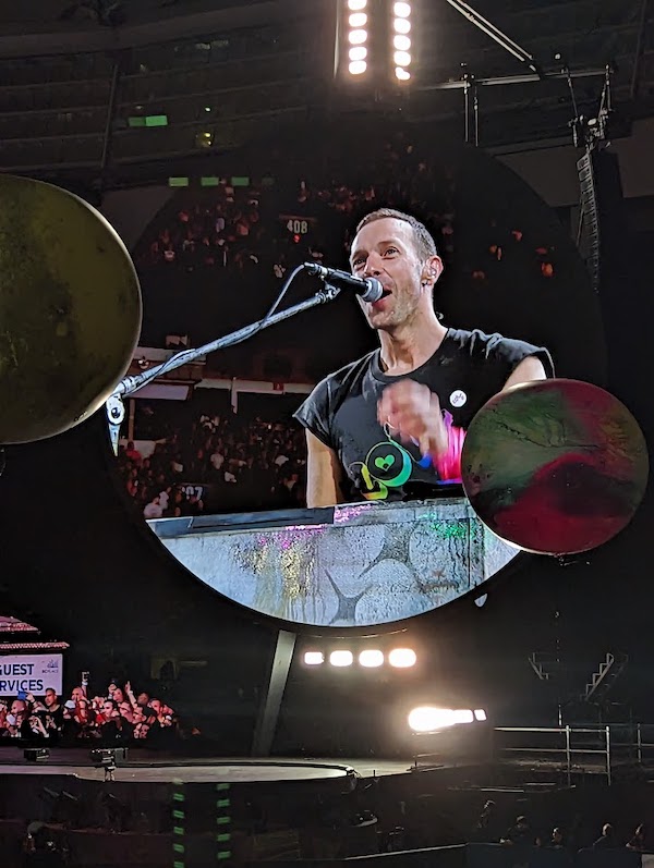photo - More than 100,000 people attended popular British band Coldplay’s two concerts here at the end of September
