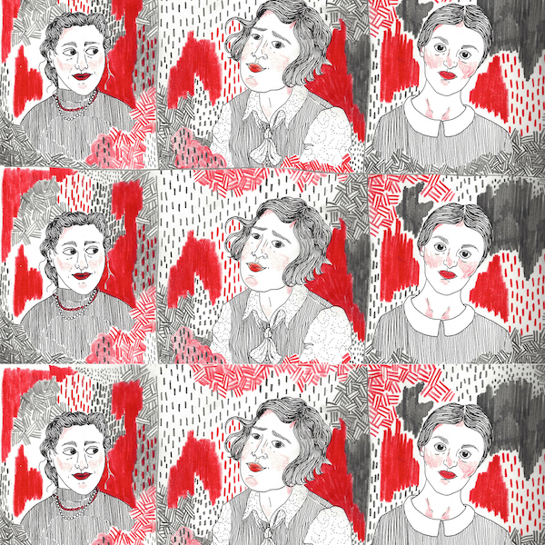 illustration - Where Do Stories Come From? (fun vanen nemen zikh di mayses) on Nov. 9 highlights a poem from each of three Yiddish women writers: Ida Maze, Esther Shumiatcher-Hirschbein and Yudika