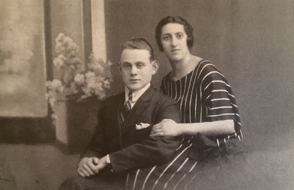 photo - Author Norman Ravvin’s grandparents, Yehuda Yoseph and Chaya Dina Eisenstein, around the time of their marriage, in 1928