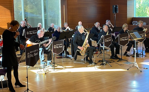 photo - Brock House Big Band plays at Jewish Seniors Alliance’s annual general meeting Oct. 26, in celebration of JSA’s 20th anniversary