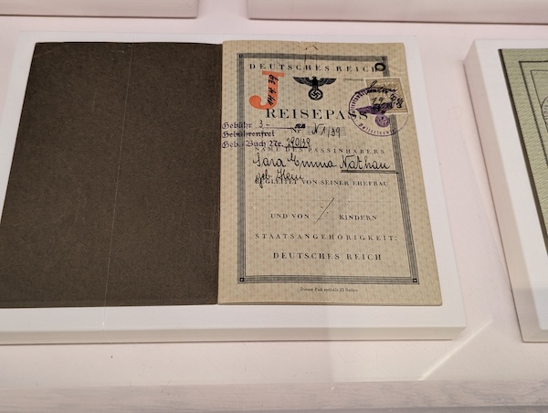 photo - Swiss authorities prevailed upon the Third Reich – successfully – to stamp German passports issued to Jews with a “J” to make it easier to identify and reject Jewish refugees